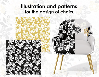 Illustration and patterns for the design of chairs