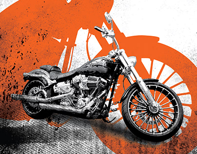 Posters Harley Davidson and Land Rover