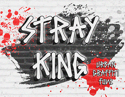 STRAY KING - Urban Graffiti Font