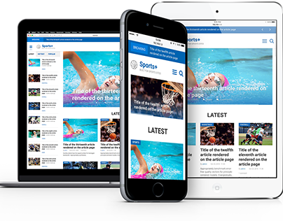 Sports+, for sports, news and magazine Drupal sites