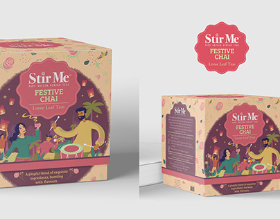 Stir me - Festive Chai Packaging