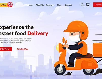 Food Delivery Lunch Page