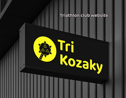 Triathlon club "Tri Kozaky" (logo and website)