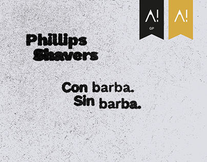 Phillips Shavers - Con barba. Sin barba.