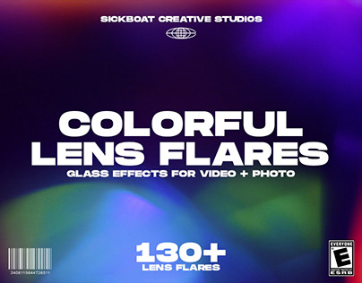 Colorful Lens Flares and Light Leaks