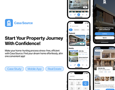Project thumbnail - [FIK03] - CASA SOURCE - Real Estate App - UI Design