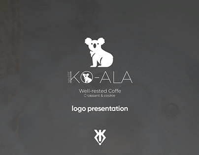 White Koala Logo Design