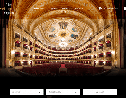 The Metropolitan Opera Ticket Booking Website