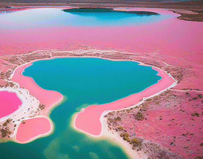 Australian Pink Landscape