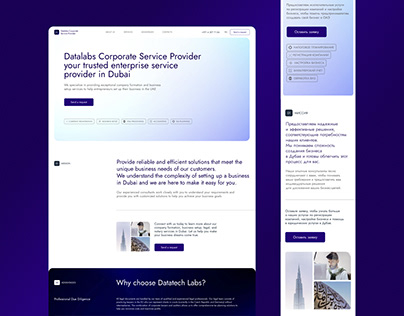 Datalabs Corporate Service Provider | Landing Page