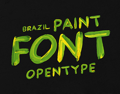 Brazil Paint Font