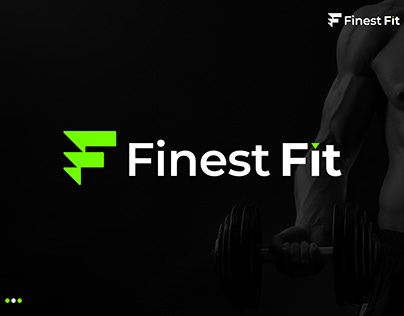 Finest Fit, Fitness Modern Logo Design Concept