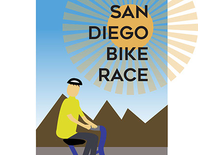 Bicycle Race Advertisement