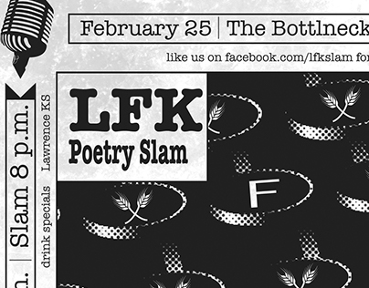 LFK Poetry Slam Flyer - February