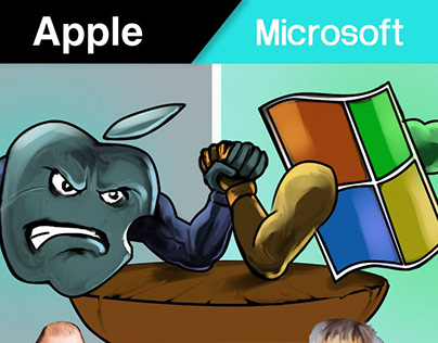 Apple vs Microsoft A Rivarly Fought on digital Grounds