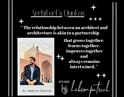 Architect's Quote by Hebron Patrick