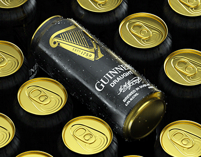 Guinness® Draught Can CGI