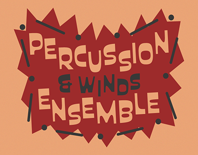 UWF CFPA Percussion Ensemble Poster