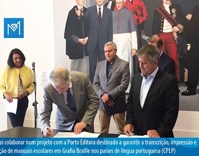 VIDEO PROJECT-SCMP- "Assinatura Protocolo Porto Editora