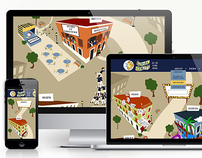 Festa Major de Gracia interactive website map