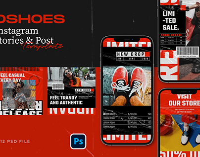 Hype Instagram Template - Dshoes