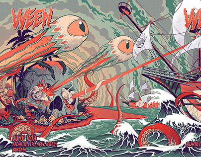 Ween Diptych Posters