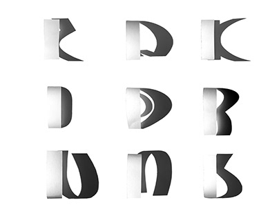 Shadow font
