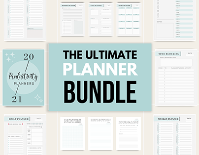 Daily Planner | Weekly Planner | Monthly Planner Bundle
