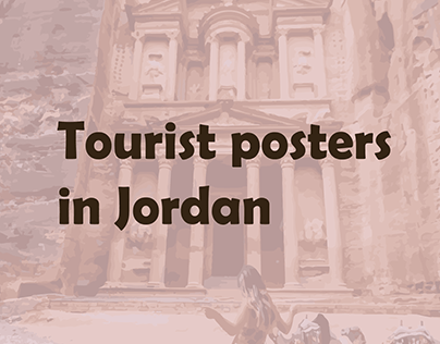 Tourist posters in Jordan