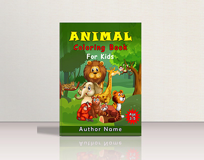 Animal Coloring Book Cover
