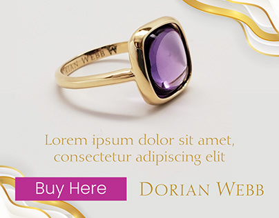 Dorian Webb Brand banner ad design