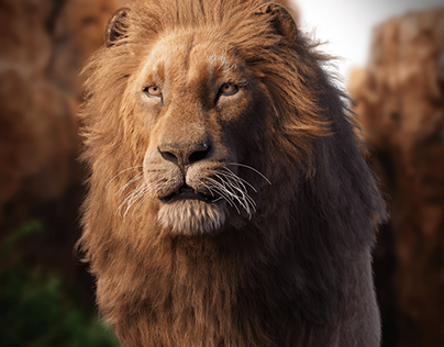 Lion CGI :- re-visited