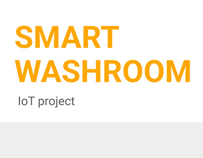 Smart Washroom, an IoT project