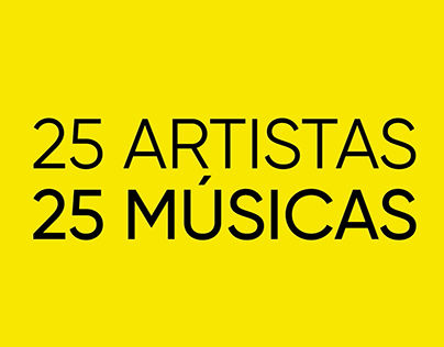 25 ARTISTAS 25 MÚSICAS (2023)