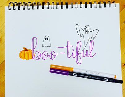 Halloween/Fall Calligraphy