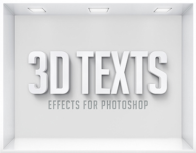 3D Texts Effects