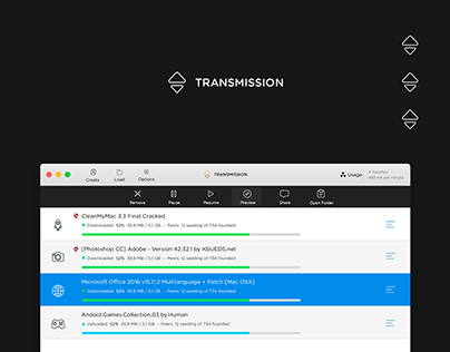 Transmission Torrent Redesign Project
