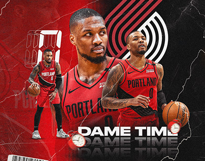 Dame Time - NBA Poster
