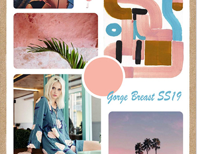 Moodboard color gorge breast ss19 surf