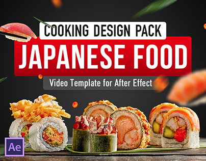 Cooking Design Pack Japanese | After Effects Template