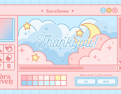 Ty card Aesthetic (Commission for Sora seven Shop)