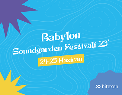 Bitexen - Babylon Soundgarden Event Roll Up Design