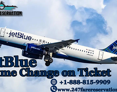 JetBlue Name Change on Ticket