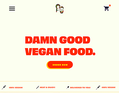 The Bearded Kitchen- Vegan Meal Delivery Website