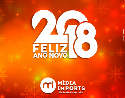 Flyer Feliz Ano Novo 2018
