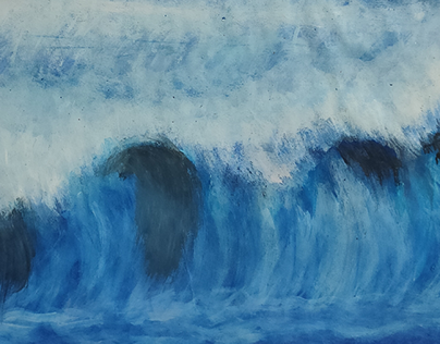Wave painting ....