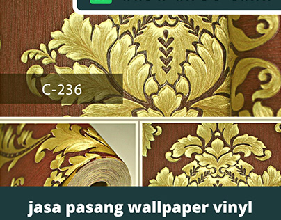 jasa pasang wallpaper vinyl batik lawang