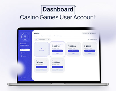 Casino Games User Account | Dashboard