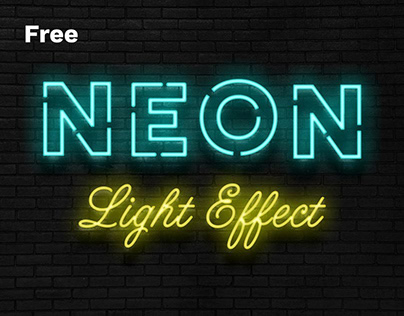 Free Realistic Neon Sign Effect