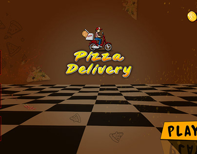 Pizza Delivery UI Screens